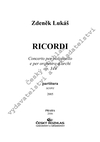 Ricordi, Concerto per violoncello e per orchestra d`archi - galerie 1
