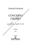 Zdeněk Pololáník: Concerto grosso č. 2 pro klarinet, fagot a smyčce - galerie 1