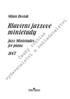 Milan Dvořák: Klavírní jazzové minietudy - galerie 1
