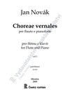 Jan Novák: Choreae vernales pro flétnu a klavír - galerie 1