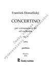 František Domažlický: Concertino pro dudy in Es a orchestr, op. 76 - galerie 1