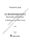 Vlastimil Lejsek: 21 reminiscencí klavírního vysloužilce - galerie 1