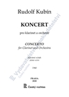 Rudolf Kubín: Koncert pro klarinet a orchestr / klavírní výtah - galerie 1