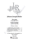 Johann Joseph Rösler: Šest písní (ed. Alena Hönigová) - galerie 1