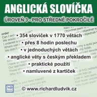 Mluvené slovo Anglická slovíčka - úroveň 3 pro středně pokročilé