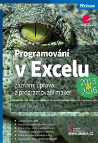 E-kniha Programování v Excelu 2013 a 2016