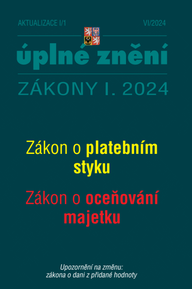 E-kniha Aktualizace I/1 / 2024 - Zákon o platebním styku