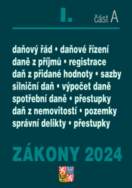 E-kniha Zákony I. A / 2024 - Daňové zákony
