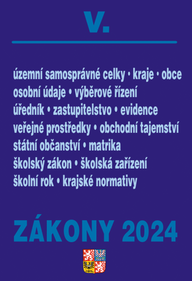 E-kniha Zákony V / 2024 - Veřejná správa