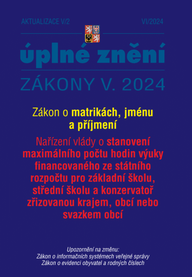 E-kniha Aktualizace V/2 / 2024 - Zákon o matrikách, jménu a příjmení