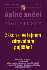 E-kniha Aktualizace III/4 / 2024 - zákon o veřejném zdravotním pojištění