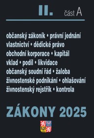 E-kniha Zákony II. A / 2025 - Občanský zákoník