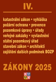 E-kniha Zákony IV / 2025 - Stavebnictví, půda