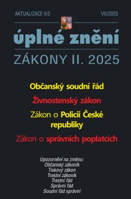 E-kniha Aktualizace II/2 / 2025 - Občanský soudní řád