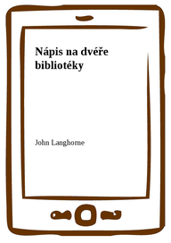 E-kniha Nápis na dvéře bibliotéky