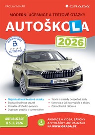 E-kniha Autoškola 2026 - Moderní učebnice a testové otázky