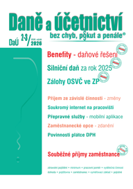 E-kniha DaÚ č. 2-3 / 2026 - Zaměstnanecké benefity