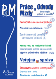 E-kniha PaM č. 2-3 / 2026 - Redukční hranice nemocenského v roce 2026