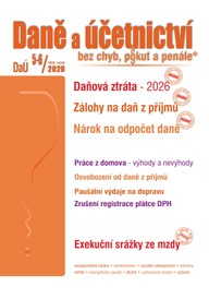 E-kniha DaÚ č. 5-6 / 2026 - Daňová ztráta v roce 2026