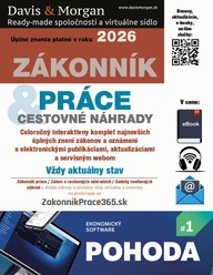E-kniha Zákonník práce a Cestovné náhrady 2026
