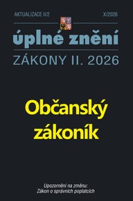 E-kniha Občanský zákoník - ÚZ po novelách (Aktualizace II/2)