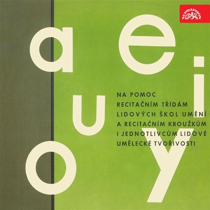 Mluvené slovo Na pomoc recitačním třídám Lidových škol umění a recitačním kroužkům i jednotlivcům lidové tvořivosti