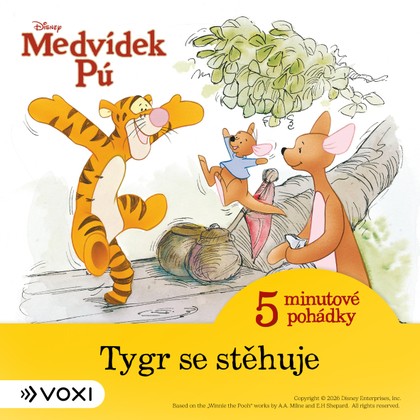 Mluvené slovo Medvídek Pú - 5minutové pohádky - Tygr se stěhuje (5)
