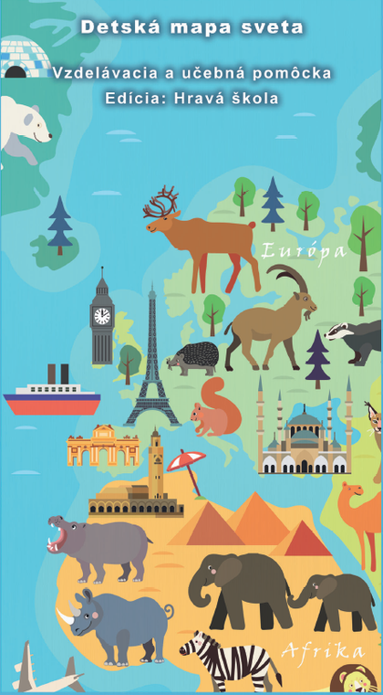 E-kniha Detská mapa sveta