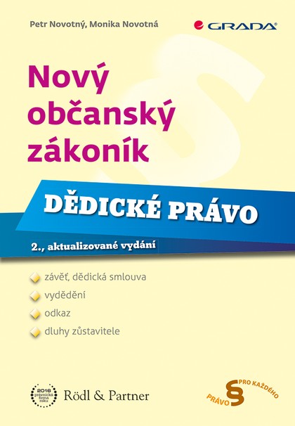 E-kniha Nový občanský zákoník - Dědické právo