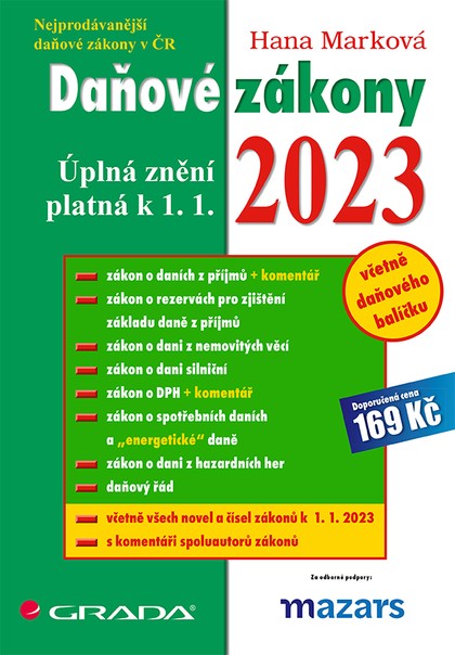 E-kniha Daňové zákony 2023