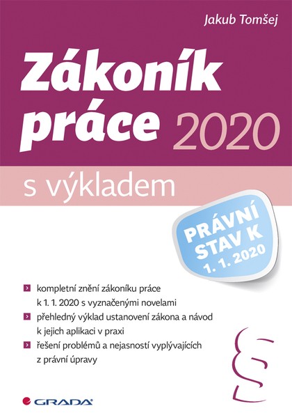 E-kniha Zákoník práce 2020 – s výkladem