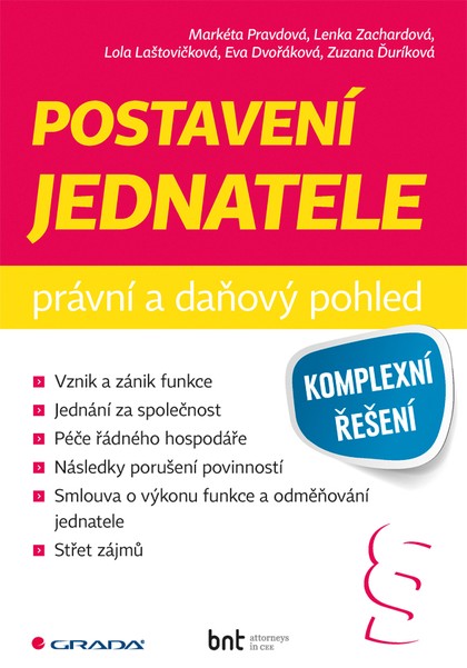 E-kniha Postavení jednatele