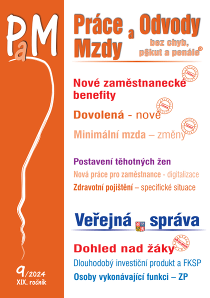 E-kniha PaM č. 9 / 2024 - Zajímavé zaměstnanecké benefity