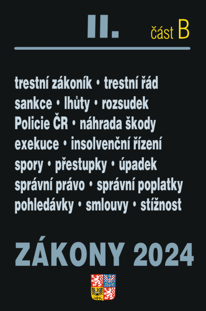 E-kniha Zákony II. B / 2024 - Trestní právo