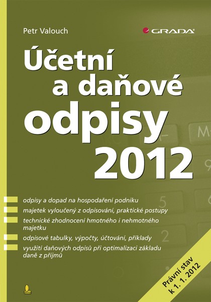 E-kniha Účetní a daňové odpisy 2012
