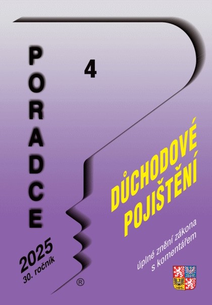 E-kniha Poradce č. 4 / 2025 - Zákon o důchodovém pojištění s komentářem