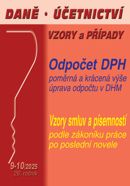 E-kniha DÚVaP č. 9-10 / 2025 - Odpočet DPH v poměrné a krácené výši