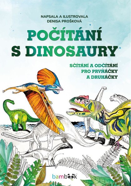 E-kniha Počítání s dinosaury - Sčítání a odčítání pro prvňáčky a druháčky