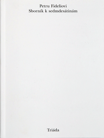 E-kniha Petru Fideliovi