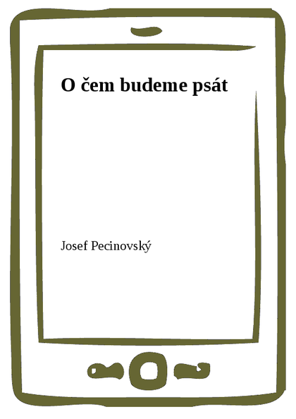 E-kniha O čem budeme psát