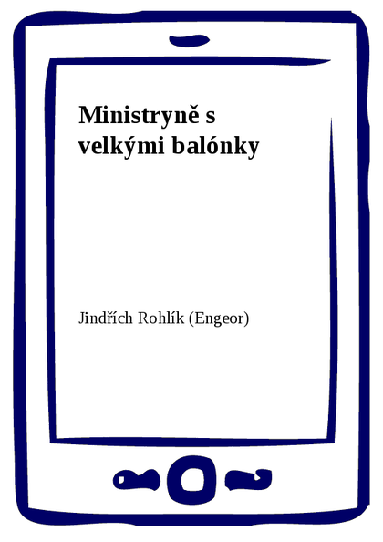 E-kniha Ministryně s velkými balónky