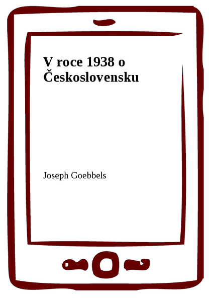 E-kniha V roce 1938 o Československu