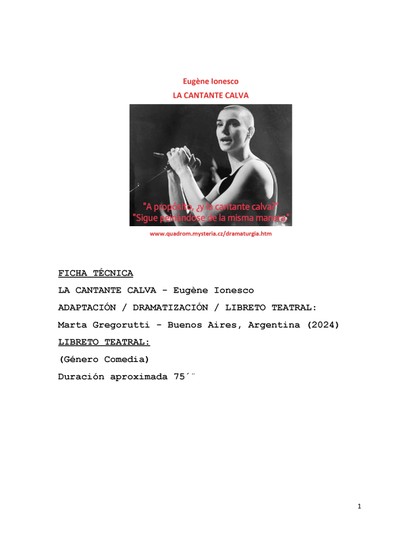 E-kniha Cantante calva