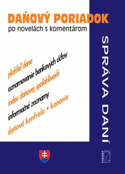E-kniha Daňový poriadok (s komentárom 2022)