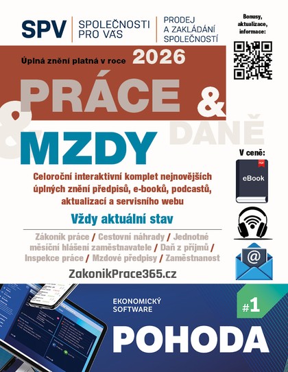 E-kniha Práce & Mzdy & Daně 2026