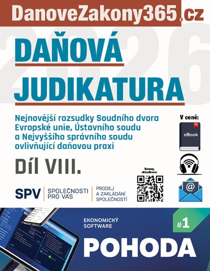 E-kniha Daňová judikatura (VIII.)