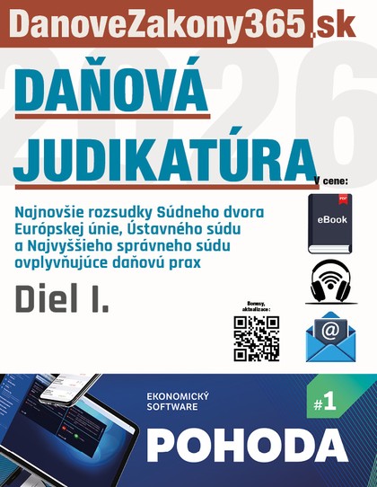 E-kniha Daňová judikatúra - Diel I.