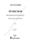 Ari Dvořáků: Petrichor pro smyčcové kvarteto - galerie 1