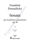 František Domažlický: Sonata per trombone e pianoforte, op. 58 - galerie 1