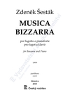 Zdeněk Šesták: Musica bizzarra per fagotto e pianoforte - galerie 1